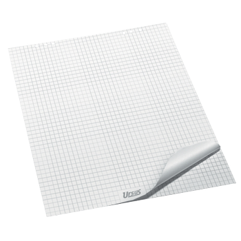 URSUS Flipoverblok Geruit 68 x 99 cm 20 80 g/m² 5 Stuks à 20 Vellen (36441)