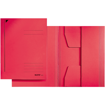 LEITZ 3-flap map 3923-00-25 A3 Rood Karton 32,5 x 44 cm (39230025)