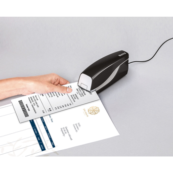 LEITZ NeXXt Elektrische nietmachine 5532 Halve strip 10 Vellen Blauw E1 Kunststof,  Metaal (55320035)