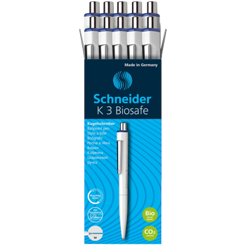 SCHNEIDER K3 Intrekbaar Balpen Blauw 0,5 mm Medium Balpen Navulbaar (3273)