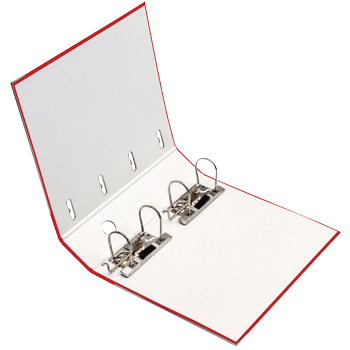 FALKEN Breed Dubbele Classeur A5 70 mm Rood 4 Ringen S70 Karton, PP (Polypropeen) Liggend (11285384)