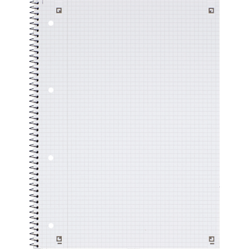 OXFORD Schrijfblok A4+ Geruit Spiraal gebonden Gelamineerd karton Blauw Geperforeerd 160 Pagina's (384408028/100050358)