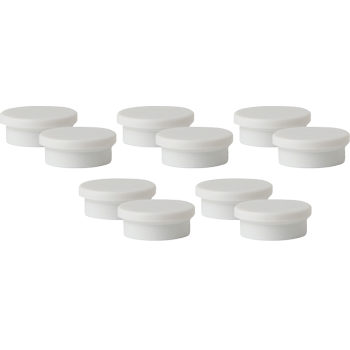 VIKING Magneten Wit 1,1 kg draagkracht 20 mm 10 Stuks (6851619)