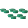 VIKING Magneten Groen 1,1 kg draagkracht 20 mm 10 Stuks
