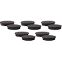 VIKING Magneten Zwart 2,2 kg draagkracht 40 mm 10 Stuks