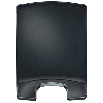 LEITZ Style Brievenbak Zwart A4 Polystyreen 25,5 x 35,7 x 7 cm (52540094)