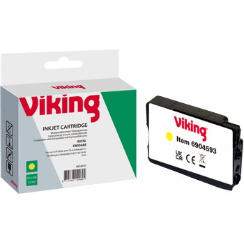 VIKING 933XL Compatibel HP Inktcartridge CN056A Geel (6904593)