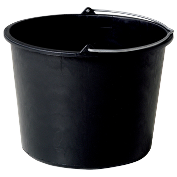 Betra Emmer 24 x 24 x 30 cm Zwart 12 l (651053)