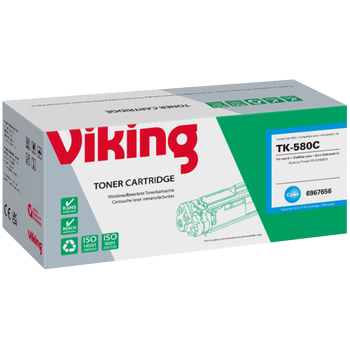 VIKING TK-580C compatibele Kyocera tonercartridge cyaan (6967656)