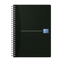 OXFORD Office Essentials Schrijfblok A5 Geruit Spiraal gebonden Karton Zwart Niet geperforeerd 180 Pagina's 90 Vellen (100102565)