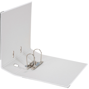 FALKEN Breed Classeur A4 80 mm Wit 2 Ringen 11285897 Karton, PP (Polypropeen) Gerecycled (11285897)