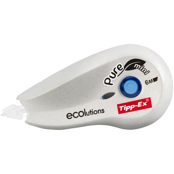 Tipp-Ex ECOlutions Pure Mini 72% Gerecycled Correctieroller 6 m Wit (918466)