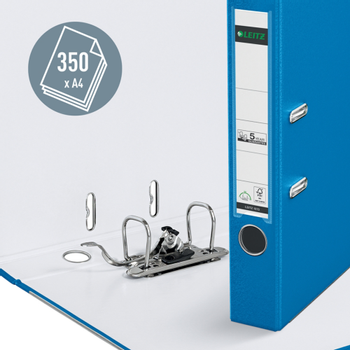 LEITZ 180° Smal Classeur A4 52 mm Lichtblauw 2 Ringen 1015 PP (Polypropeen) Staand (10155030)