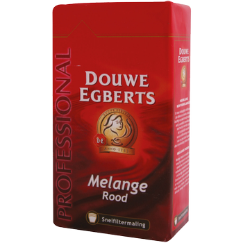 Douwe Egberts Snelfilterkoffie Melange rood 250 g (435822)