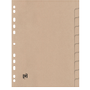 OXFORD Touareg Blanco tabbladen A4 Beige 10 tabs 280 g/m² Karton Rechthoekig 100204942