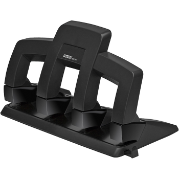 RAPID Supreme Press Less 4 Gaten Perforator ABS (Acrylonitril-butadieen-styreen),  metaal 30 Vellen SP34 Zwart (24845701)