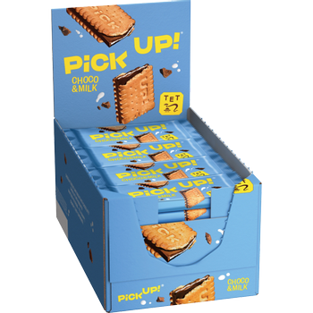 Pick Up! Choco & Milk Chocolade Koekjes 28 g 24 stuks (27670)