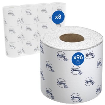 KLEENEX Toiletpapier 2-laags 8438 96 Rollen à 250 Vellen (8438)
