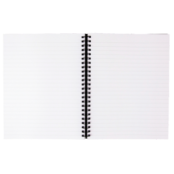 Foray Executive Notitieboek A5+ Gelinieerd Draadgebonden PP (Polypropeen) Zwart Geperforeerd 160 Pagina's 80 Vellen (9171821)