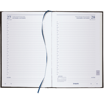 Brepols Saturnus kort Lima Agenda 2026 Speciaal 1 Dag per pagina Duits, Engels, Frans, Nederlands Bordeauxrood 0, 216, 1256, 04, 6, 0 (0.216.1256.04.6.0)