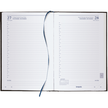 Brepols Saturnus kort Lima Agenda 2026 Speciaal 1 Dag per pagina Duits, Engels, Frans, Nederlands Zwart 0, 216, 1256, 01, 6, 0 (0.216.1256.01.6.0)