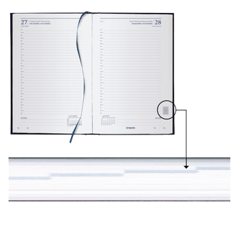 Brepols Saturnus Luxe Lima Agenda 2026 Speciaal 1 Dag per pagina Duits, Engels, Frans, Nederlands Blauw 0, 216, 1256, 06, 6, 0 (0.216.1256.06.6.0)