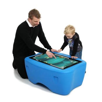 manico Kosketusleikkipöytä 32'' - Sininen, sis. 7 applikaatiota lapsille (MAN-3030B)