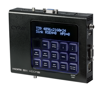 CYP Advanced HDMI Pattern Generator & Analyser - (4K, HDCP2.2, HDMI2.0) (XA-4)