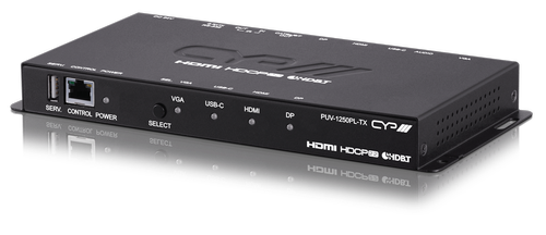CYP 4K UHD+ HDMI/ DisplayPort/ VGA/ USB Type-C to HDBaseT Switcher - (PUV-1250PL-TX)