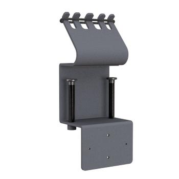 Kindermann Kaapeleiden pidike 18-65mm pöytäsoille - Max. 4 kaapelia 2 x 8mm ja 2 x 11mm,  RAL 7015 (7432000000)