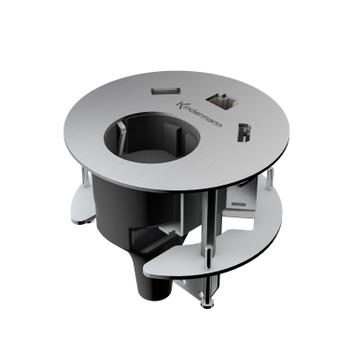 Kindermann CablePort table² - Pöytäkaivo sähkö-, USB-, HDMI- ja Cat-6 liittimillä (7449000040)