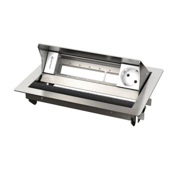 Kindermann CablePort standard² - 4-slot teräs - 1 sähkö (7492000051)