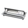 Kindermann CablePort standard² - 6-slot RAL 9006 - 2 sähkö (7492000082)