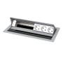Kindermann CablePort standard² - 6-slot RAL 9006 - 3 sähkö (7492000083)