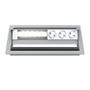 Kindermann CablePort standard² - 6-slot RAL 9006 - 3 sähkö (7492000083)
