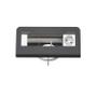 Kindermann Cable Port desk² 80 - 4-slot, RAL 7015 - 1 sähkö (7430000271)