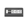 Kindermann Cable Port desk² 80 - 4-slot, RAL 7015 - 3 sähkö (7430000273)
