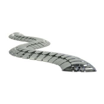 Kindermann Cable Snake Pro silver - Kaapelisuoja Pro, hopea, 1m (7443000313)