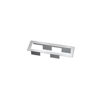 Kindermann CablePort asennuskehys - 4-slot alu - kulma (7449000022)