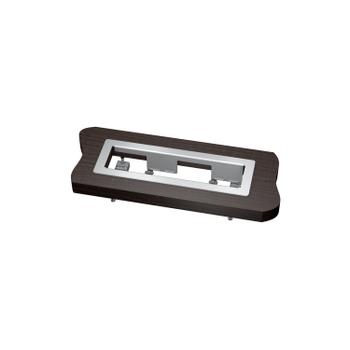 Kindermann CablePort asennuskehys - 4-slot alu - kulma (7449000022)