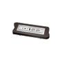 Kindermann CablePort asennuskehys - 4-slot alu - kulma (7449000022)