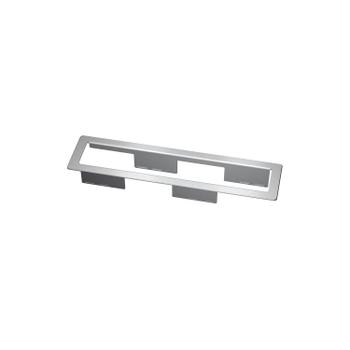 Kindermann CablePort asennuskehys - 6-slot alu - kulma (7449000023)