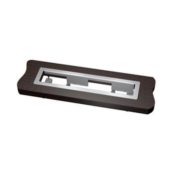 Kindermann CablePort asennuskehys - 6-slot alu - kulma (7449000023)