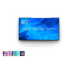 SWEDX 40inc Digital Signage screen - 24/7 näyttö / 4K in 4K out (SDS40K8-01)