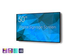 SWEDX 50inc Digital Signage Screen 4K - 24/7 näyttö infokäyttöön,  kapeat kehykset (SDS50K8-01)