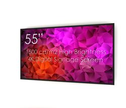 SWEDX 55inc Digital Signage kirkasnäyttö - 1500 cd/m2 / 4K  / 24/7 infonäyttö (SDS55K8-HB-02)