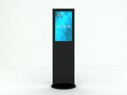 SWEDX Lamina 32inc Totem -  Black / 4K - Tyylikäs musta toteemi sisäkäyttöön (SWL-32K8-A2)