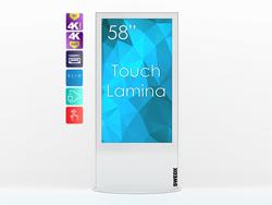 SWEDX Touch Lamina 58inc 4K Totem - Valkoinen 4K kosketustoteemi (SWLT-58K8-A1)