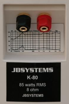 JB Systems K-80/ White (1 pair) (B00671)