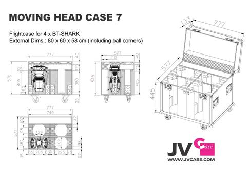 JV Case MOVING HEAD CASE 7 (B03299)